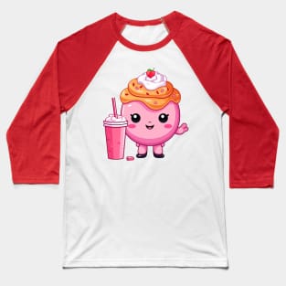 kawaii Ice cream  T-Shirt cute Candy food gilrl Baseball T-Shirt